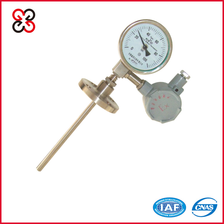 WITH THERMOCOUPLE/RTD BIMETAL THERMOMETER